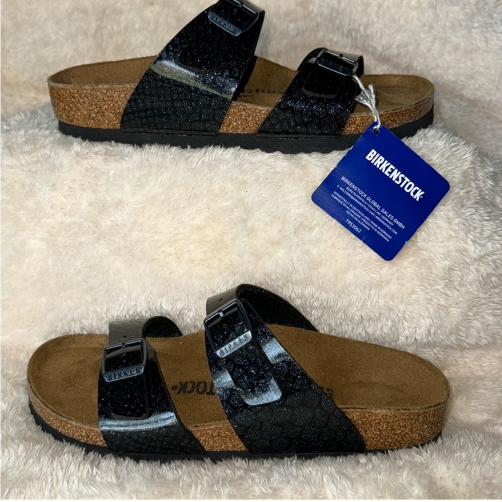 Navy blue birkenstock